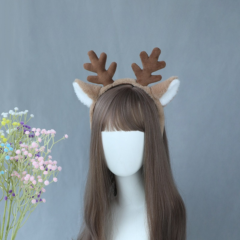 Reindeer Antlers Headband - Diadema de disfraz de Navidad con