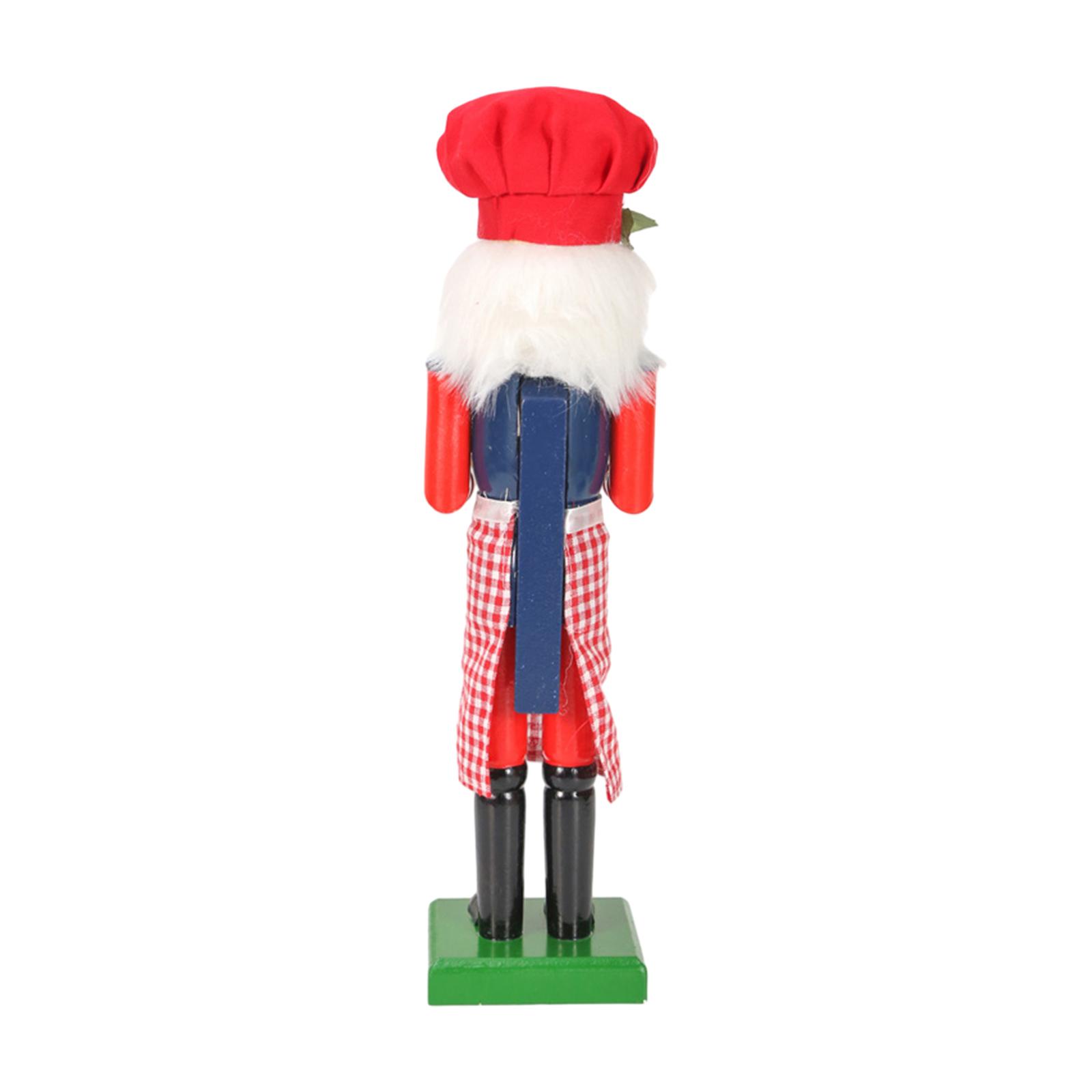 Nutcracker Figurine - Adorno de Cascanueces de Madera de