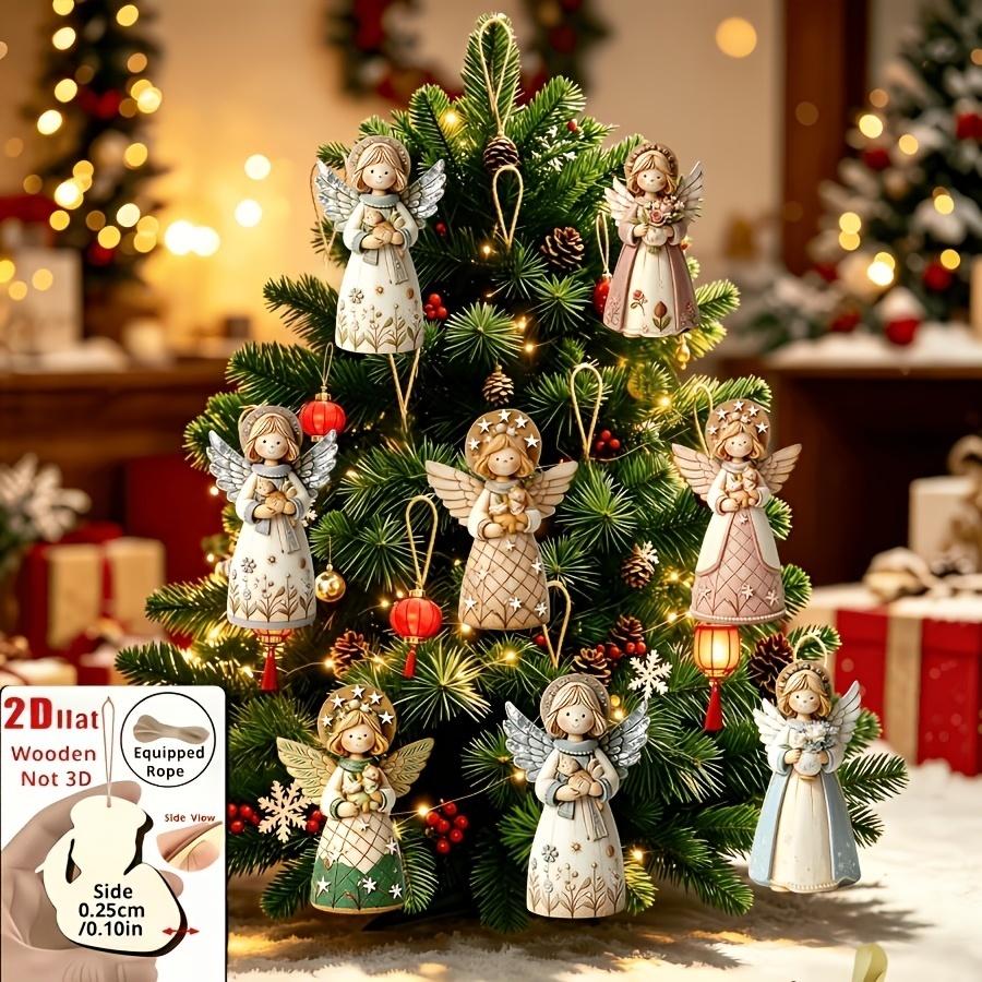 Christmas Tree Artificial - 1/5/10/20/50/100 piezas de plantillas 2D, 8