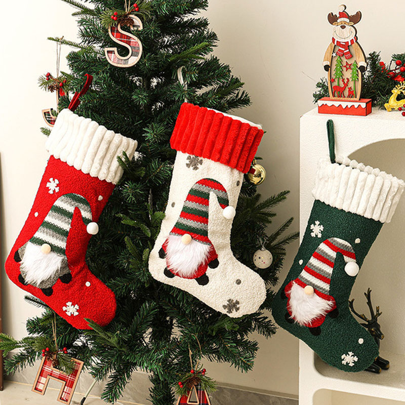 Christmas Stocking Hanging - Nuevo Adorno de Calcetín Navideño de