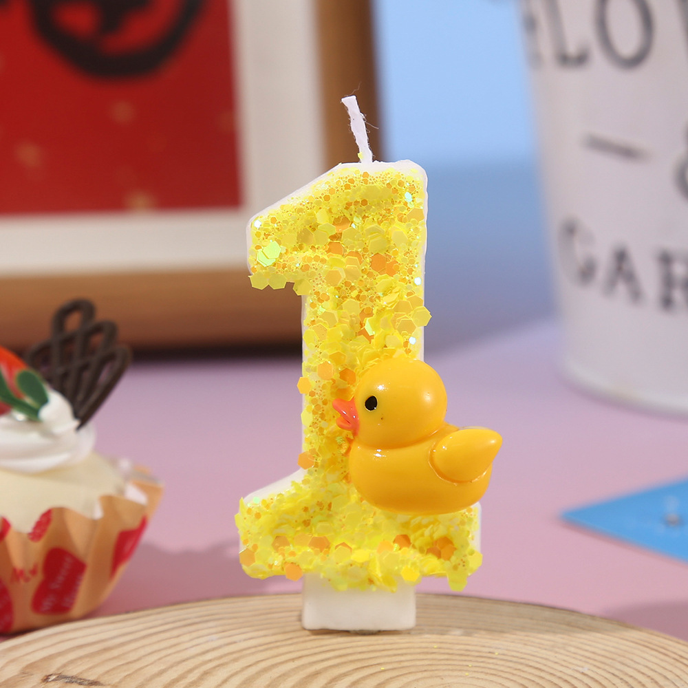 Velas digitales de patito amar - Holiday Candle Set reseña y precio