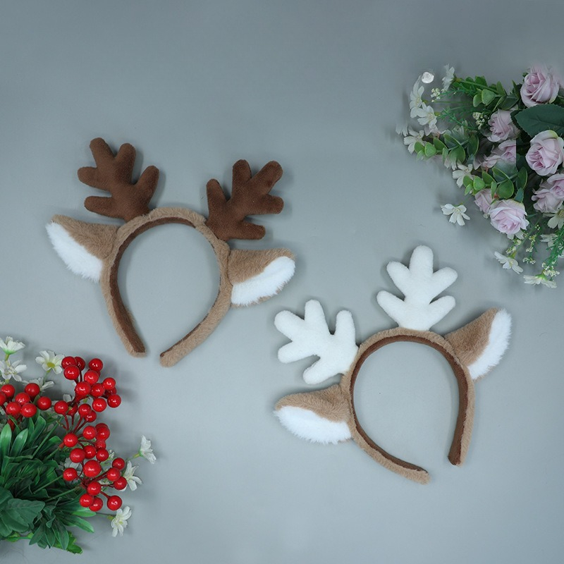 Diadema de disfraz de Navidad  - Reindeer Antlers Headband reseña y precio