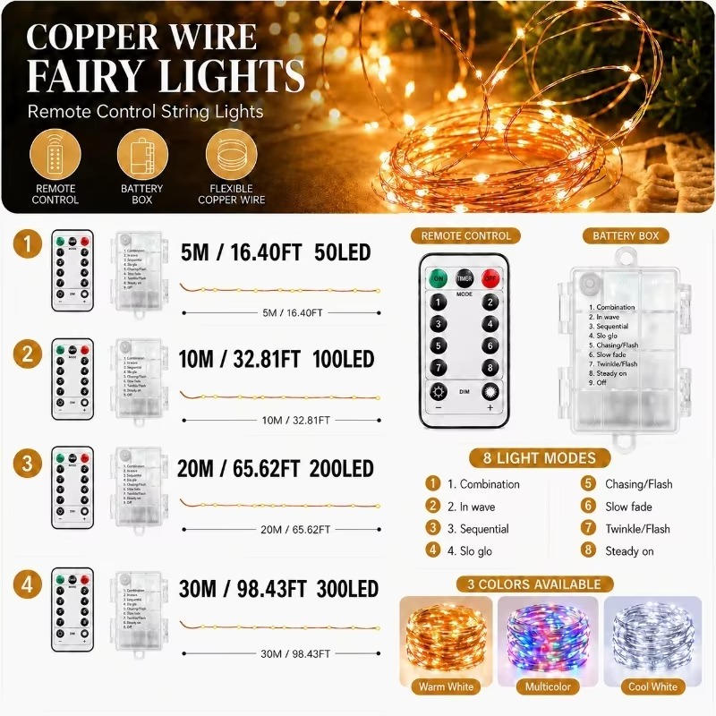 Guirnalda de Luces LED Románti - Led Fairy String Lights reseña y precio