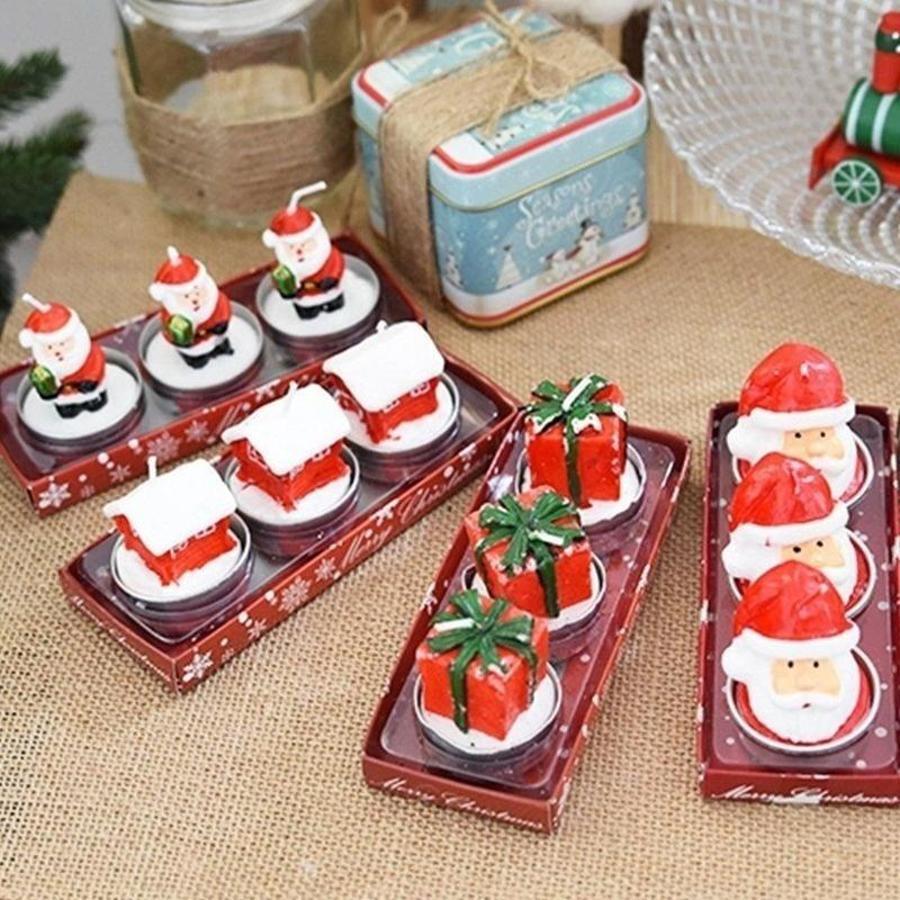 Juego de 3 velas decorativas n - Holiday Candle Set reseña y precio