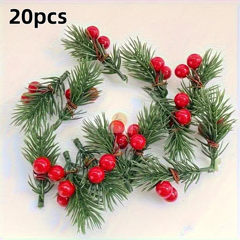 20 piezas de ramas de pino nav - Christmas Tree Artificial reseña y precio