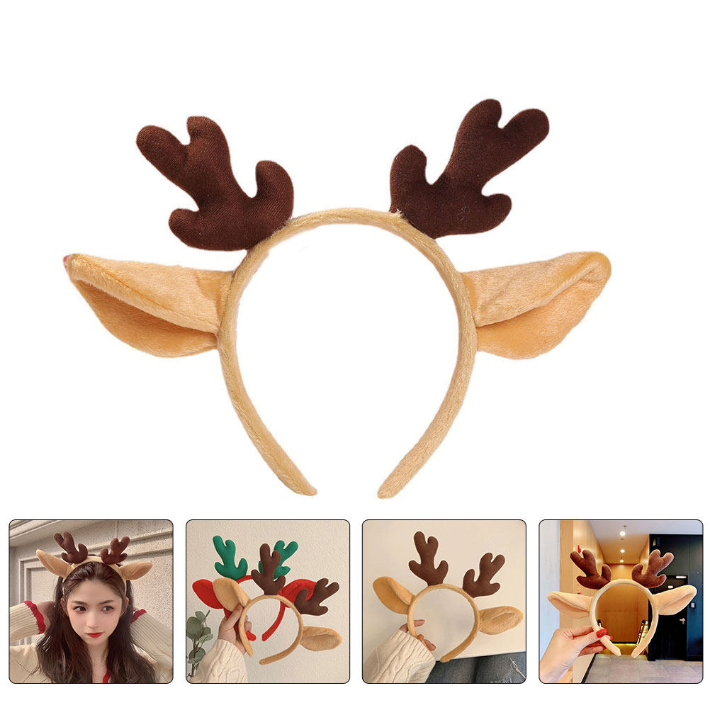 Diadema de astas de reno navid - Reindeer Antlers Headband reseña y precio