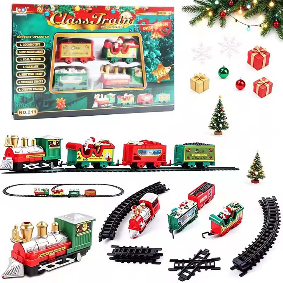 Tren eléctrico navideño de asp - Christmas Tree Artificial reseña y precio