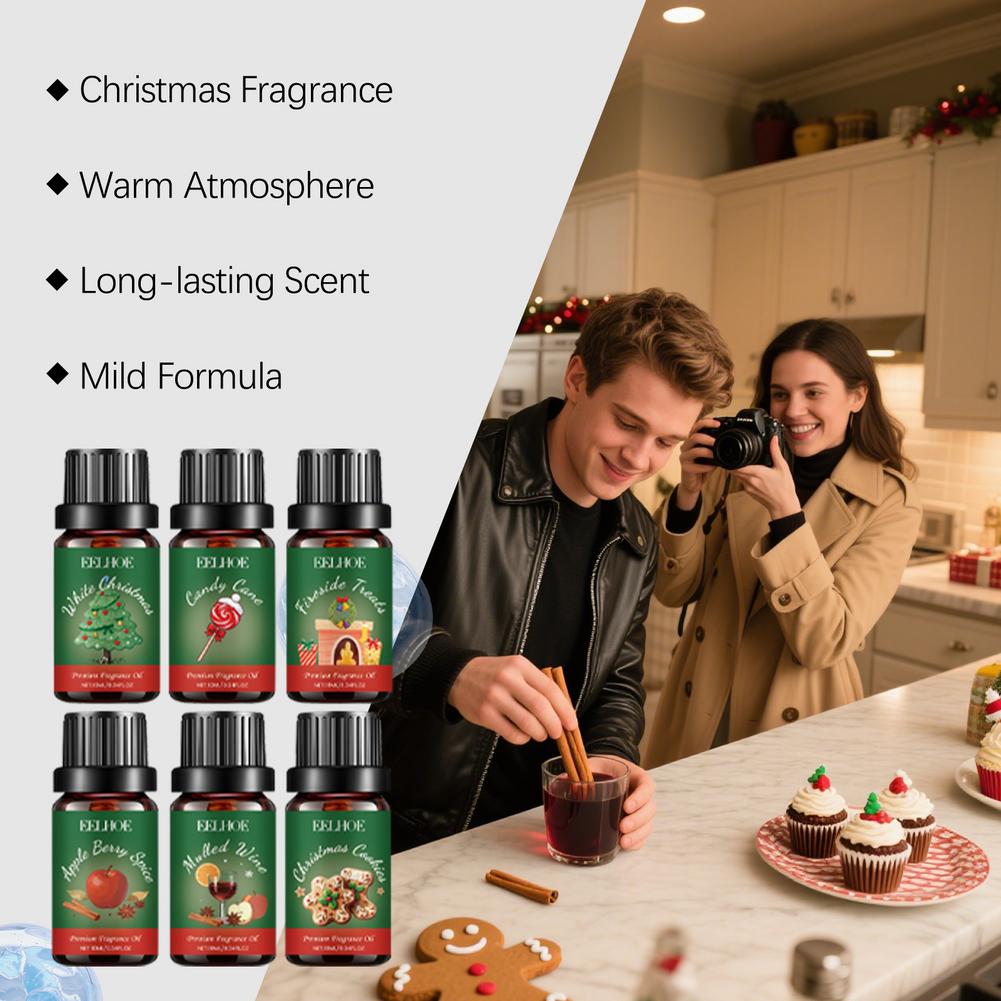 6 en 1: set de regalo navideño - Holiday Candle Set reseña y precio