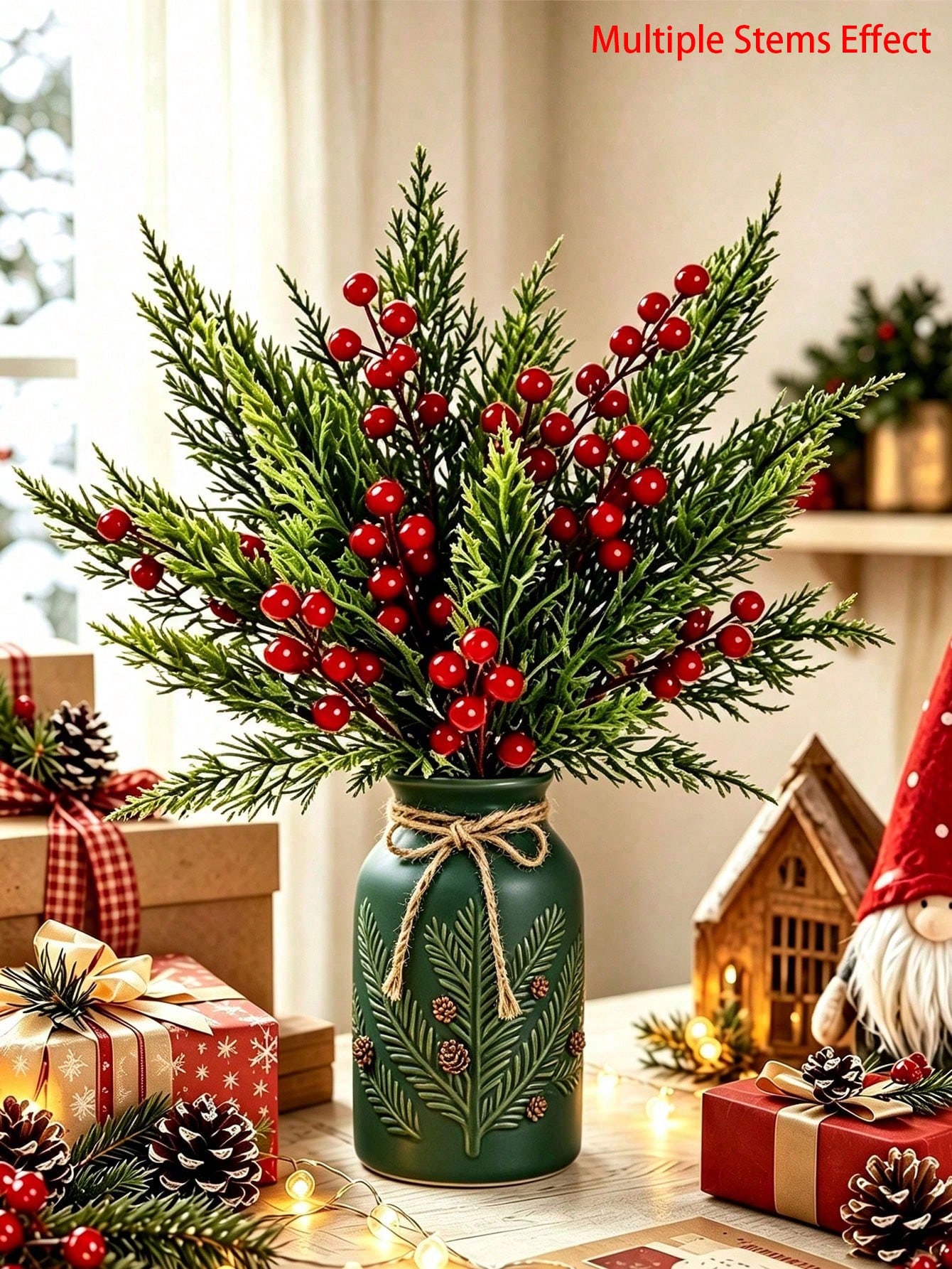 20 ramas artificiales de pino  - Christmas Tree Artificial reseña y precio