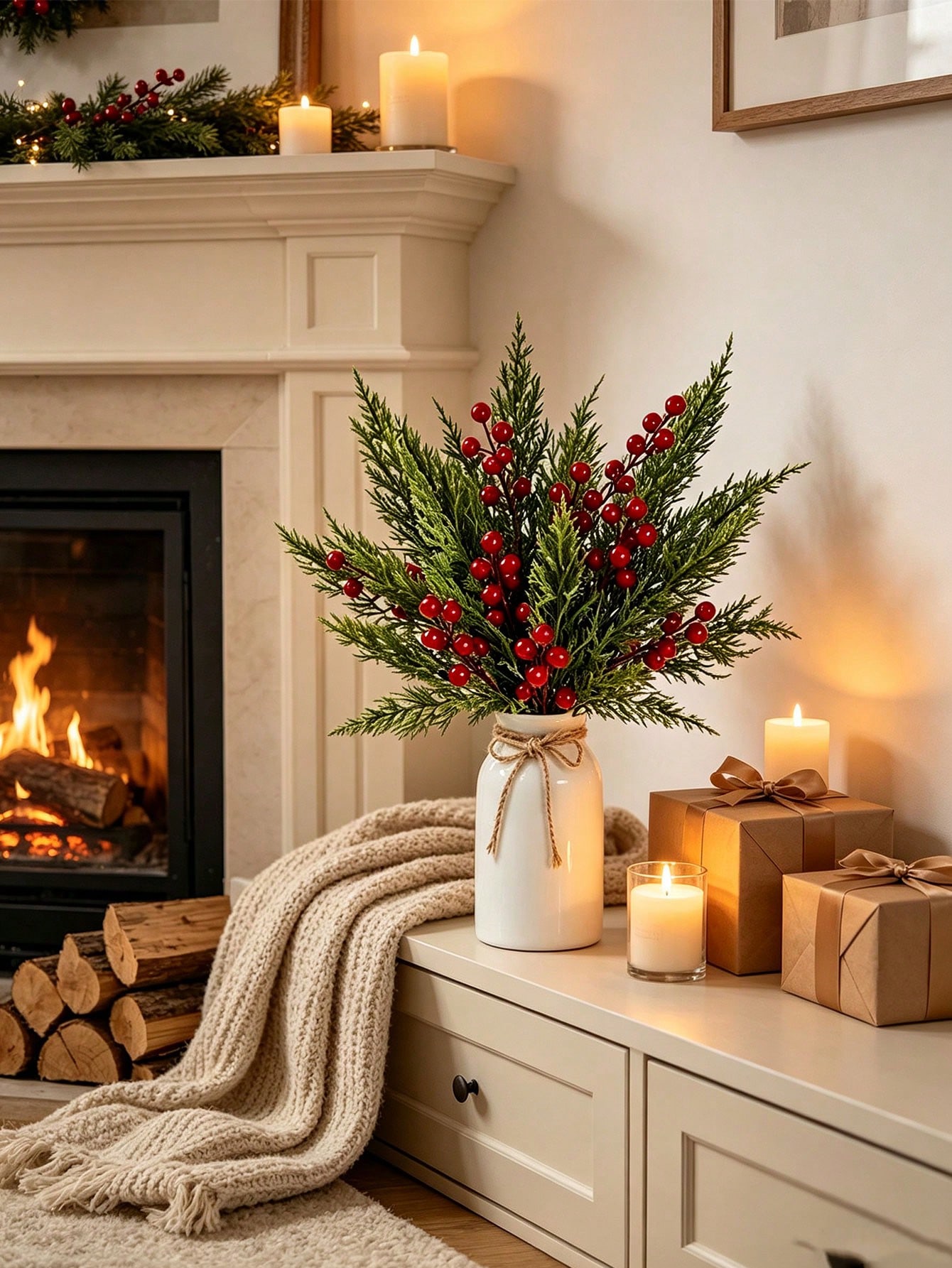 20 ramas artificiales de pino  - Christmas Tree Artificial reseña y precio